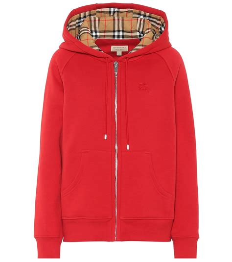 red burberry hoodie|authentic burberry hoodie.